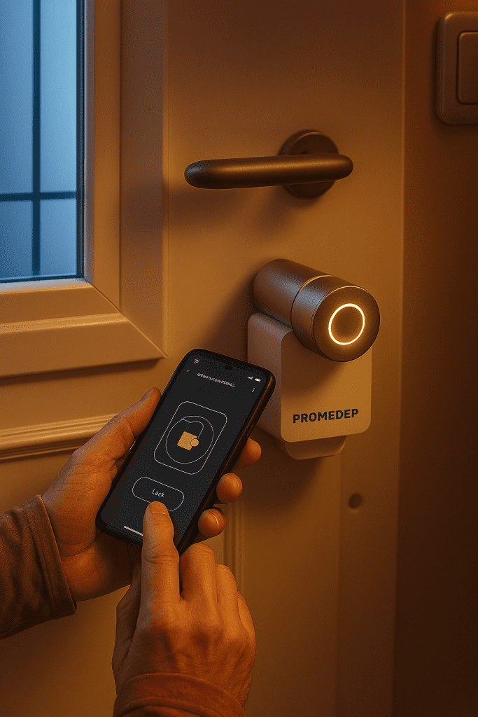 Serrures connectées installées par PROMEDEP à Challans